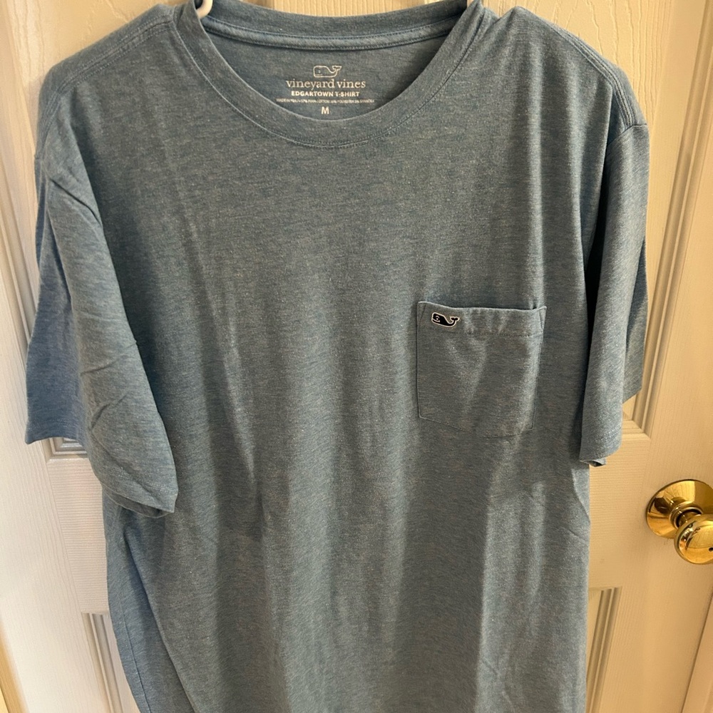 Vineyard Vines Men's Slate Blue Short Sleeve Tee